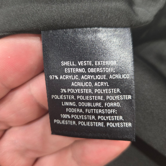 Moulinette Soeurs Black Metallic Tweed Fit & Flare Sleeveless Mini Dress Size 6 - Picture 6 of 8